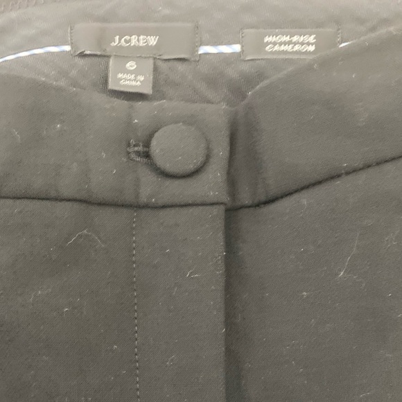 J. Crew Women’s Black High Raise Cameron Pants - Size 6 - Picture 2 of 8